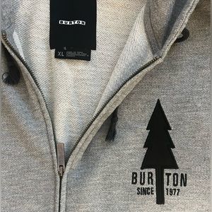 Burton Snowboard zipped hoodie sweatshirt